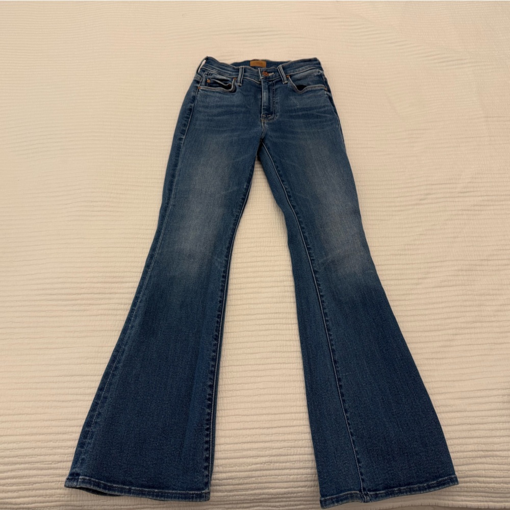 MOTHER Dark Blue Flare Jeans